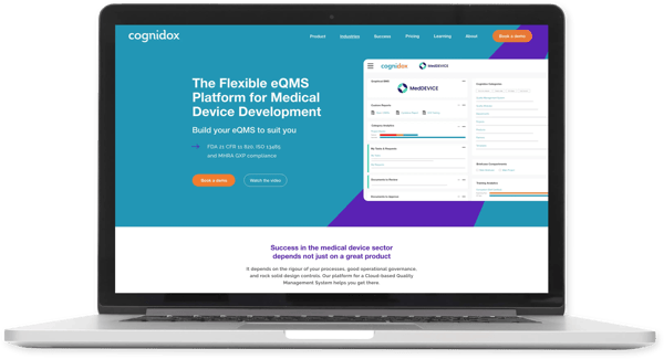 laptop-mock-up-of-cognidox-website-design-by-equinet 