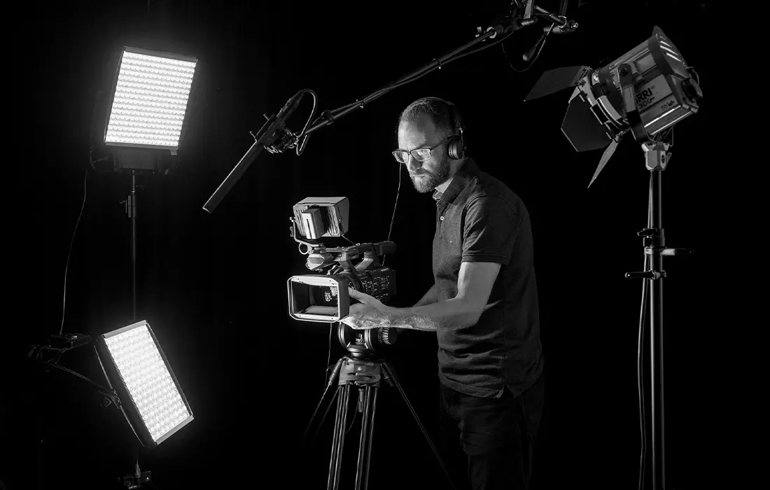 filming in the equinet media video studio